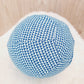Balloon Ball Cover - Balloon Balls - Handmade Fabric Balloon Cover - BLUE TRIANGLES