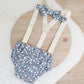 CREAM / BLUE Boys Cake Smash Outfit, Size 0