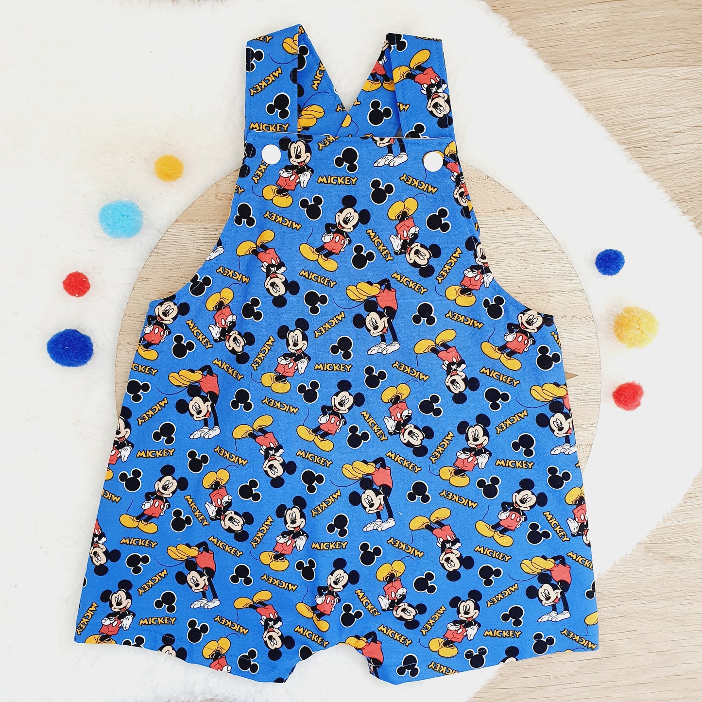 Baby / Toddler Overalls, Short Leg Romper, Size 1