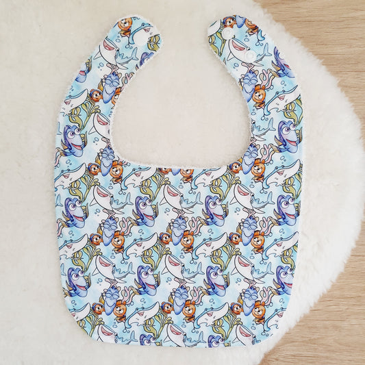 Bib, Handmade Baby Bib, Feeding Bib, Cotton / Bamboo, Ultra Absorbent