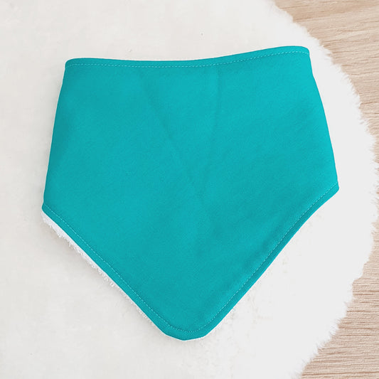 Jade Bandana Dribble Bib - Bamboo Backed Ultra Absorbent Bib