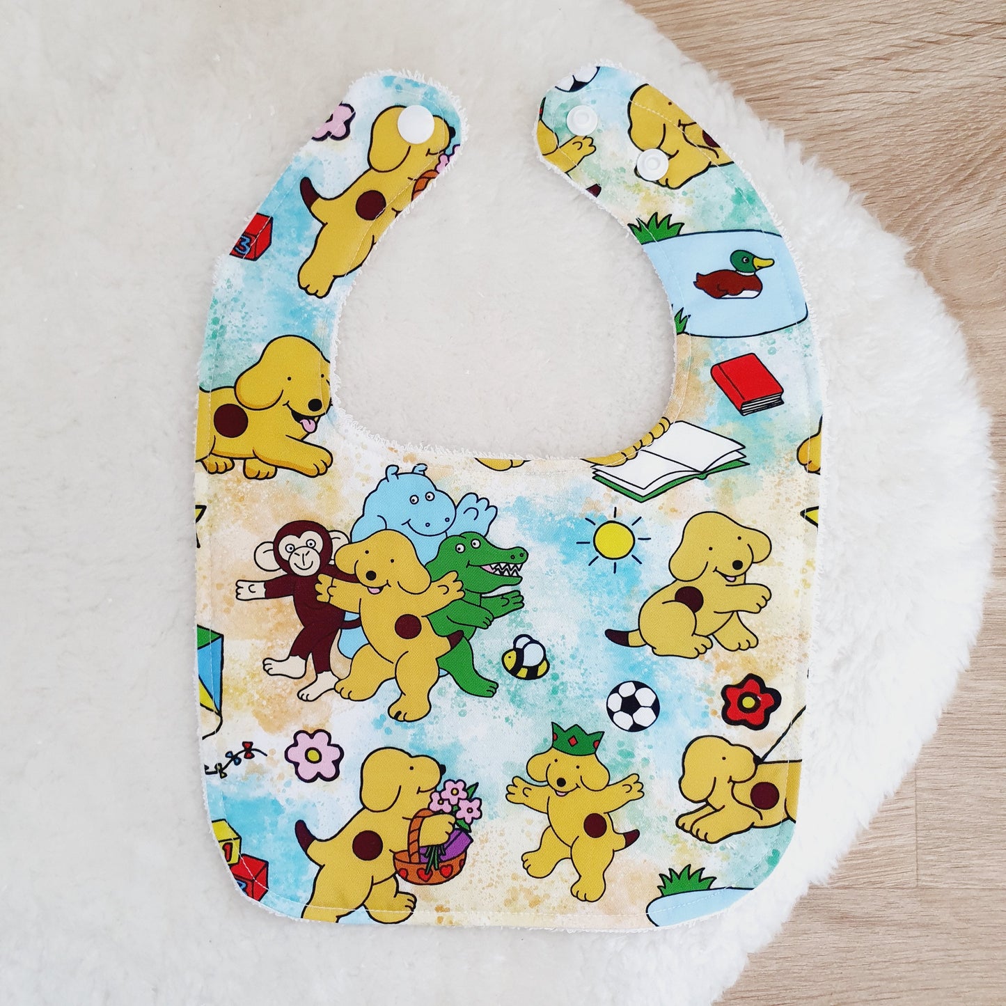 Bib, Handmade Baby Bib, Feeding Bib, Cotton / Bamboo, Ultra Absorbent