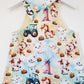 Baby / Toddler Overalls, Short Leg Romper, Size 1