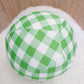 Balloon Ball Cover - Balloon Balls -  Handmade Fabric Balloon Cover - GREEN GINGHAM