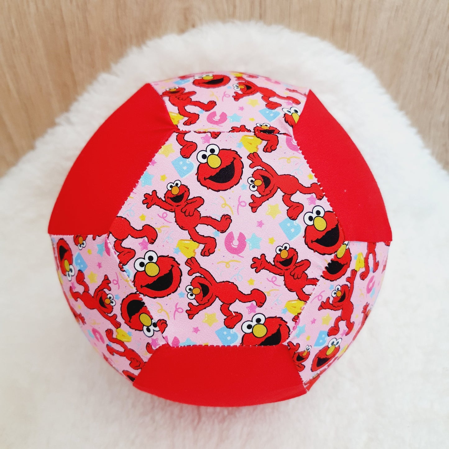 Balloon Ball Cover - Balloon Balls - Handmade Fabric Balloon Cover - ELMO print