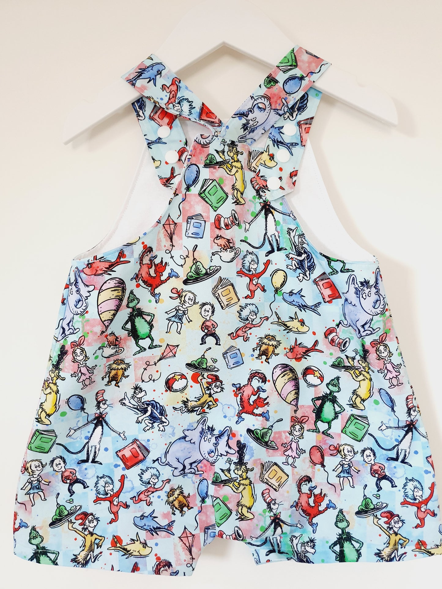 Overalls, Baby / Toddler Overalls, Short Leg Romper, Size 2