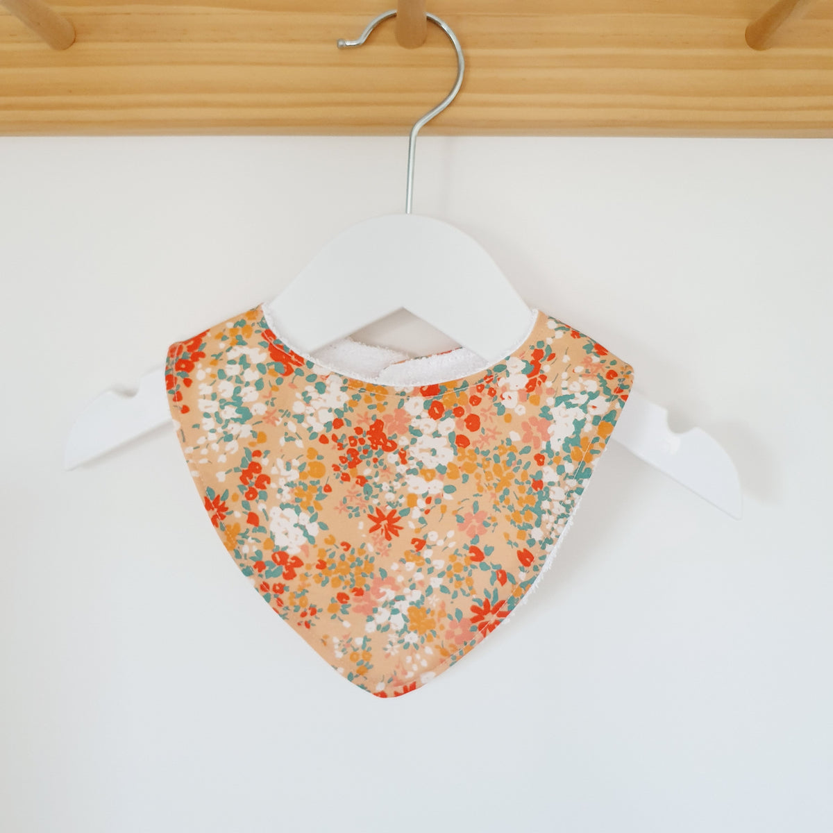 Bandana Dribble Bib, Handmade Baby Bib, Cotton / Bamboo, Ultra Absorbent