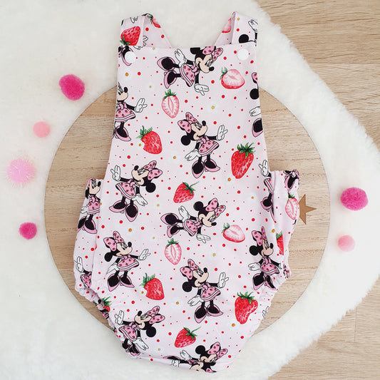 MOUSE print Baby Romper, Size 0