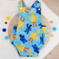 SESAME ST Baby Romper, Size 1