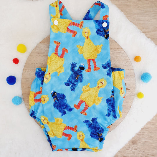 SESAME ST Baby Romper, Size 1