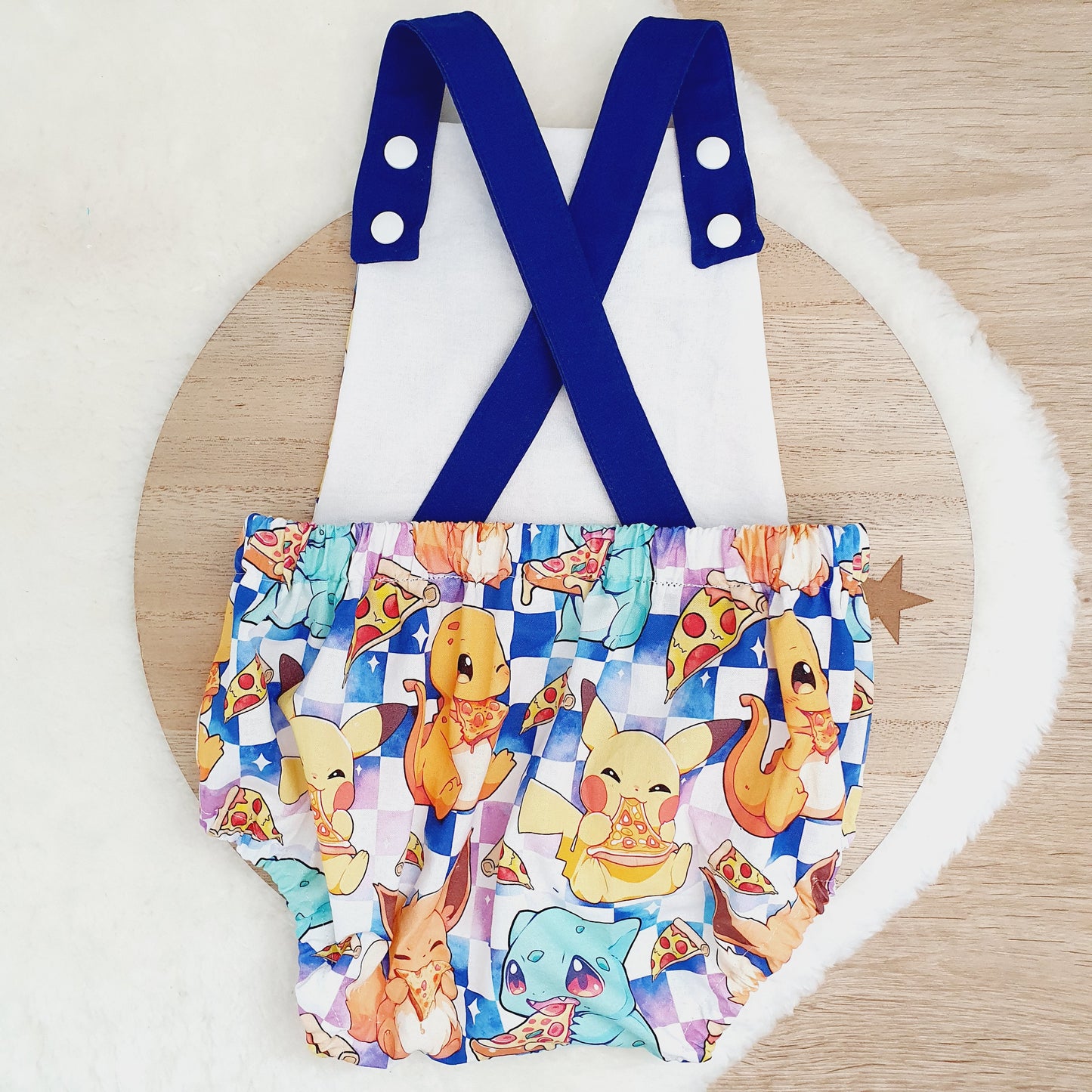 POKEMON print Baby Romper, Size 0
