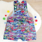 CARS print Overalls, Baby / Toddler Overalls, Short Leg Romper, Size 2