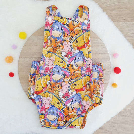 POOH print Baby Romper, Size 1