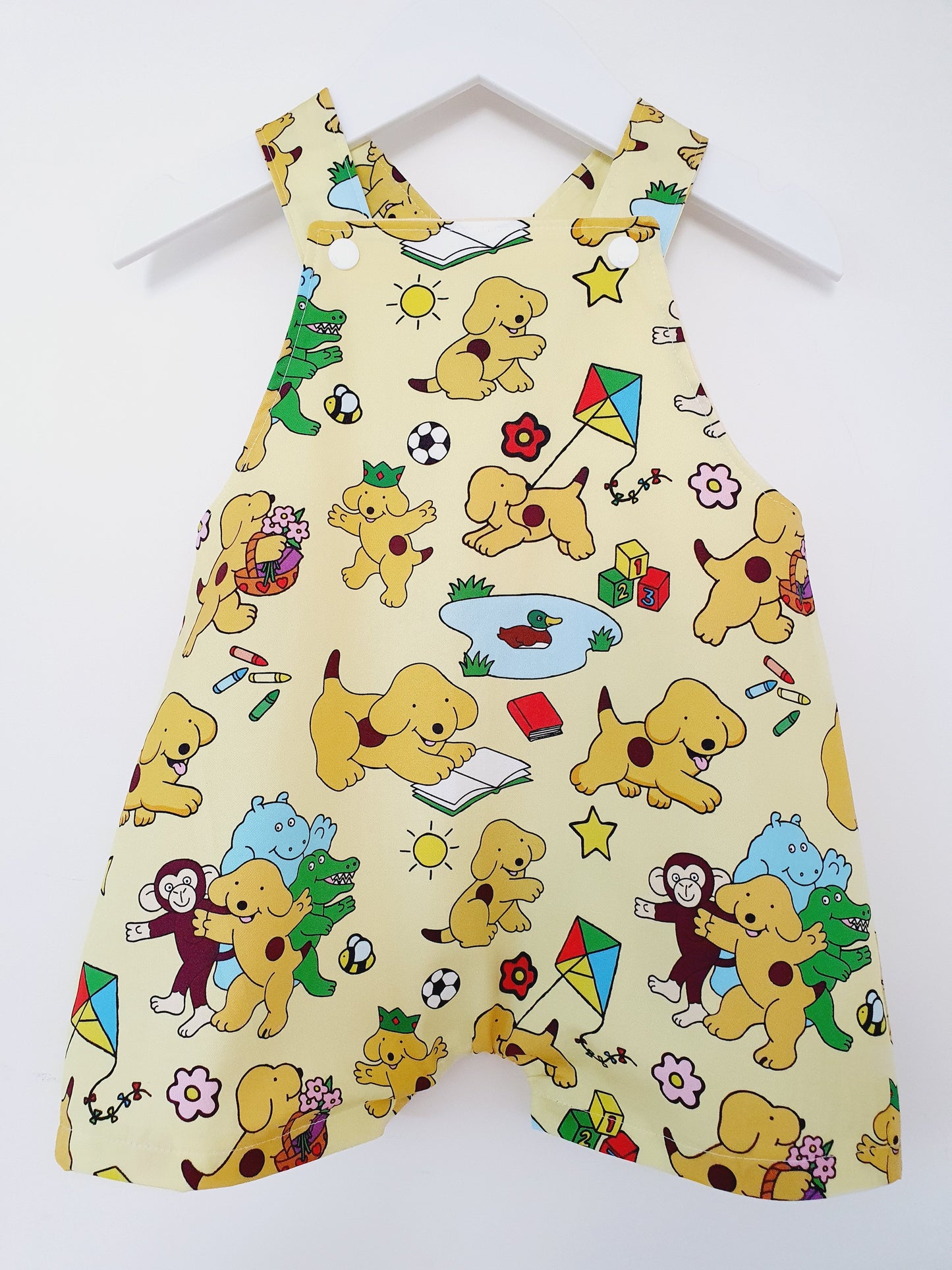 Baby / Toddler Overalls, Short Leg Romper, Size 1