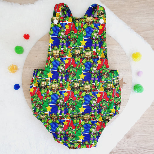 TMNT print Baby Romper, Size 1
