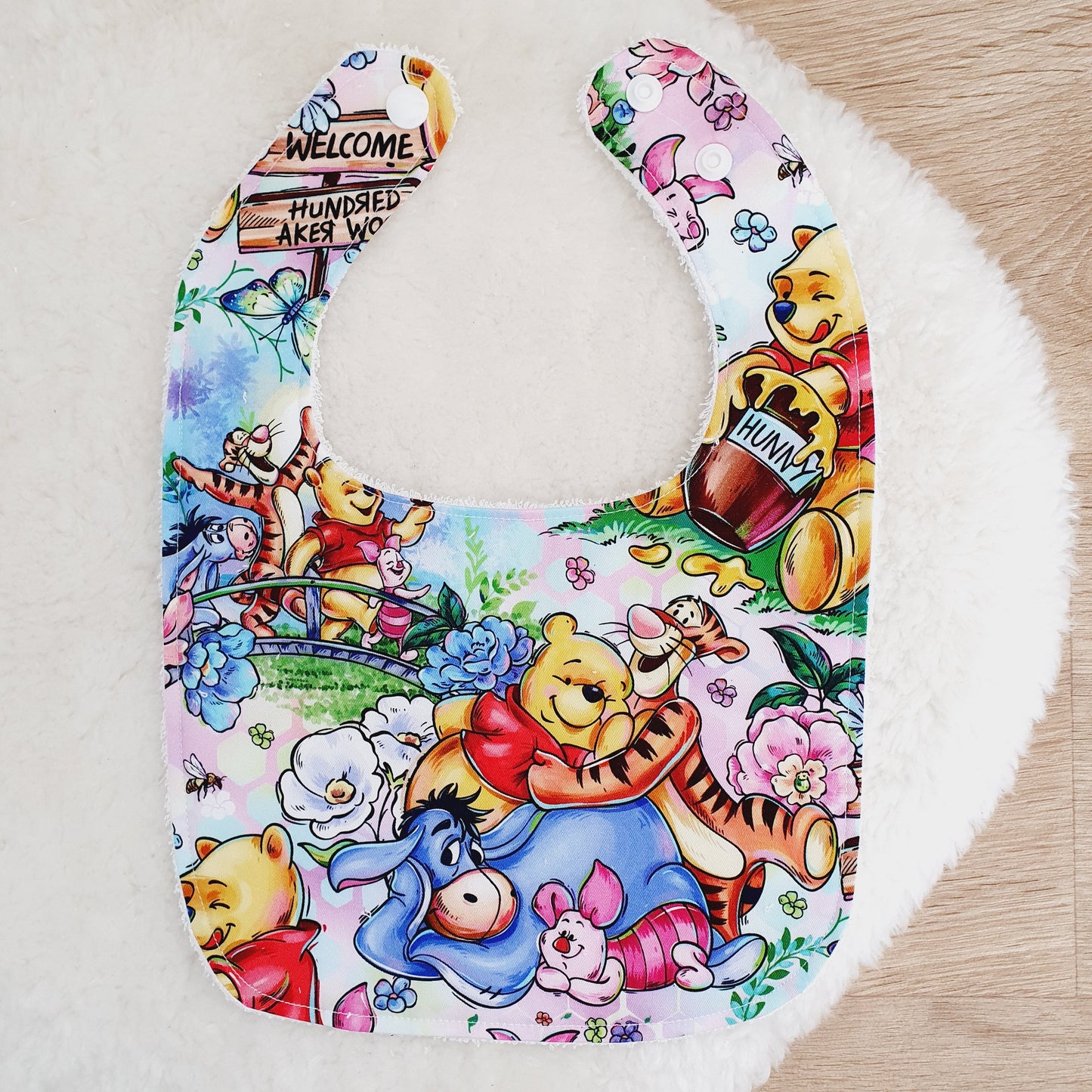 Bib, Handmade Baby Bib, Feeding Bib, Cotton / Bamboo, Ultra Absorbent