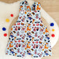 Baby / Toddler Overalls, Short Leg Romper, Size 1