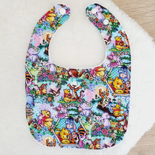 Bib, Handmade Baby Bib, Feeding Bib, Cotton / Bamboo, Ultra Absorbent