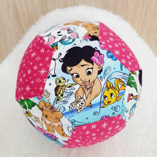 Balloon Ball Cover - Balloon Balls -  Handmade Fabric Balloon Cover - BABY MOANA print