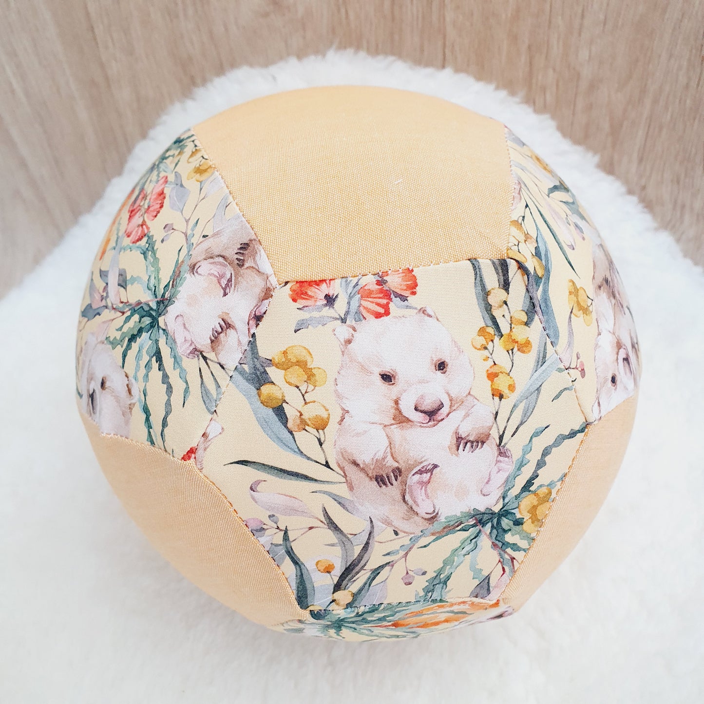 Balloon Ball Cover - Balloon Balls -  Handmade Fabric Balloon Cover - WOMBAT