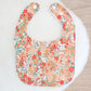 FLORAL Bib, Handmade Baby Bib, Feeding Bib