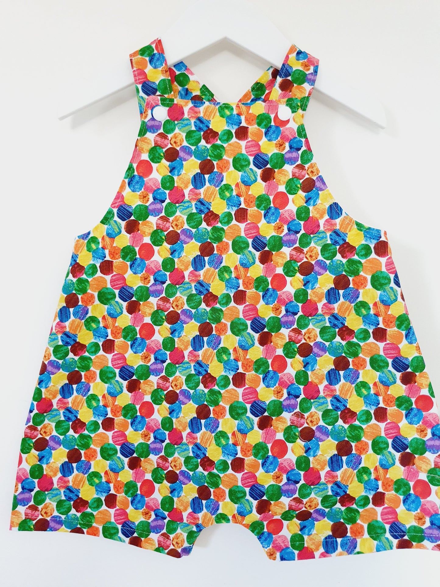 Overalls, Baby / Toddler Overalls, Short Leg Romper, Size 2