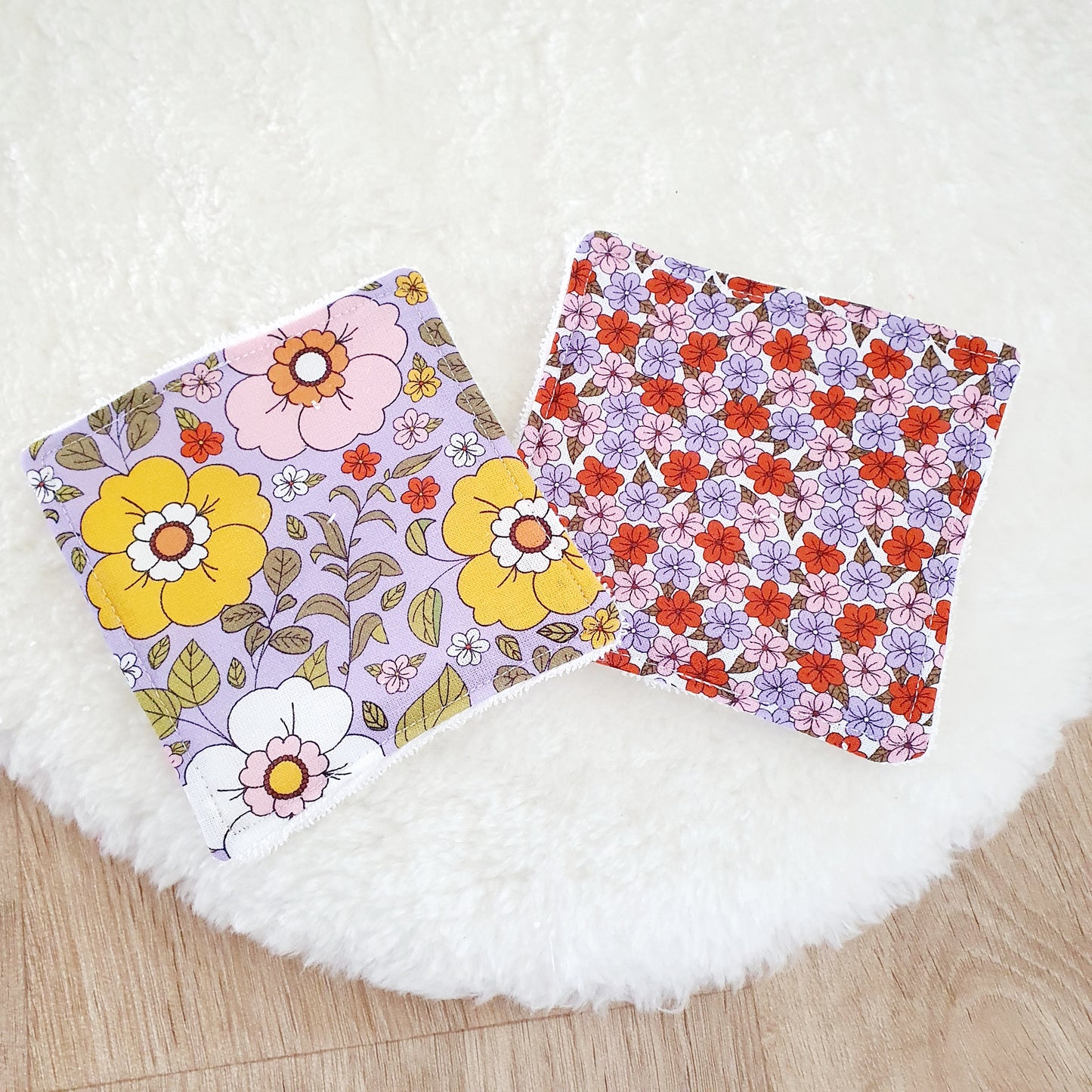 Reusable Wipes, Face Wipes, Eye Make Up Wipes, Set of 2