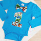 TOYS Boys 1st Birthday Long Sleeve Bodysuit, Size 2