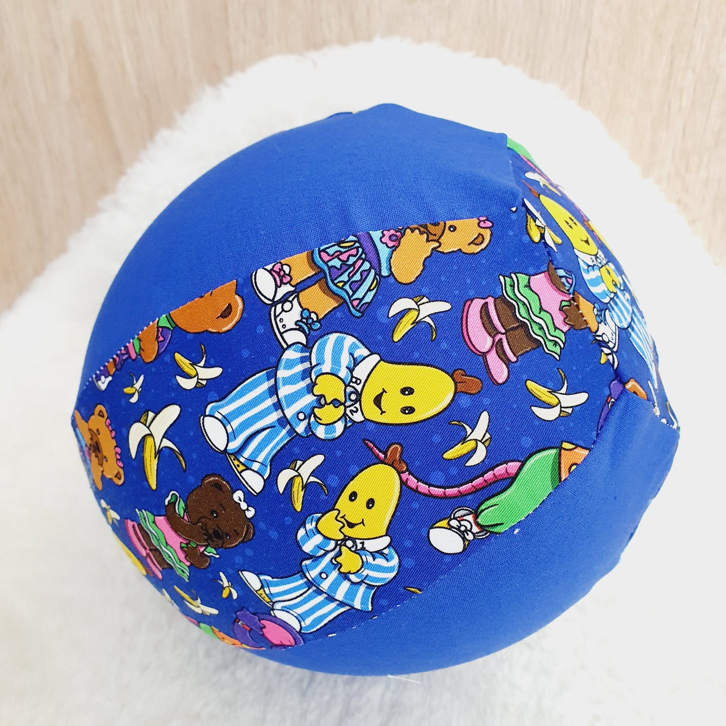 Balloon Ball Cover - Balloon Balls -  Handmade Fabric Balloon Cover - BANANAS print