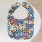 BANANAS print Bib, Handmade Baby Bib, Feeding Bib
