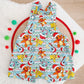 CHRISTMAS POKEMON Overalls, Baby Overalls, Short Leg Romper, Size 1