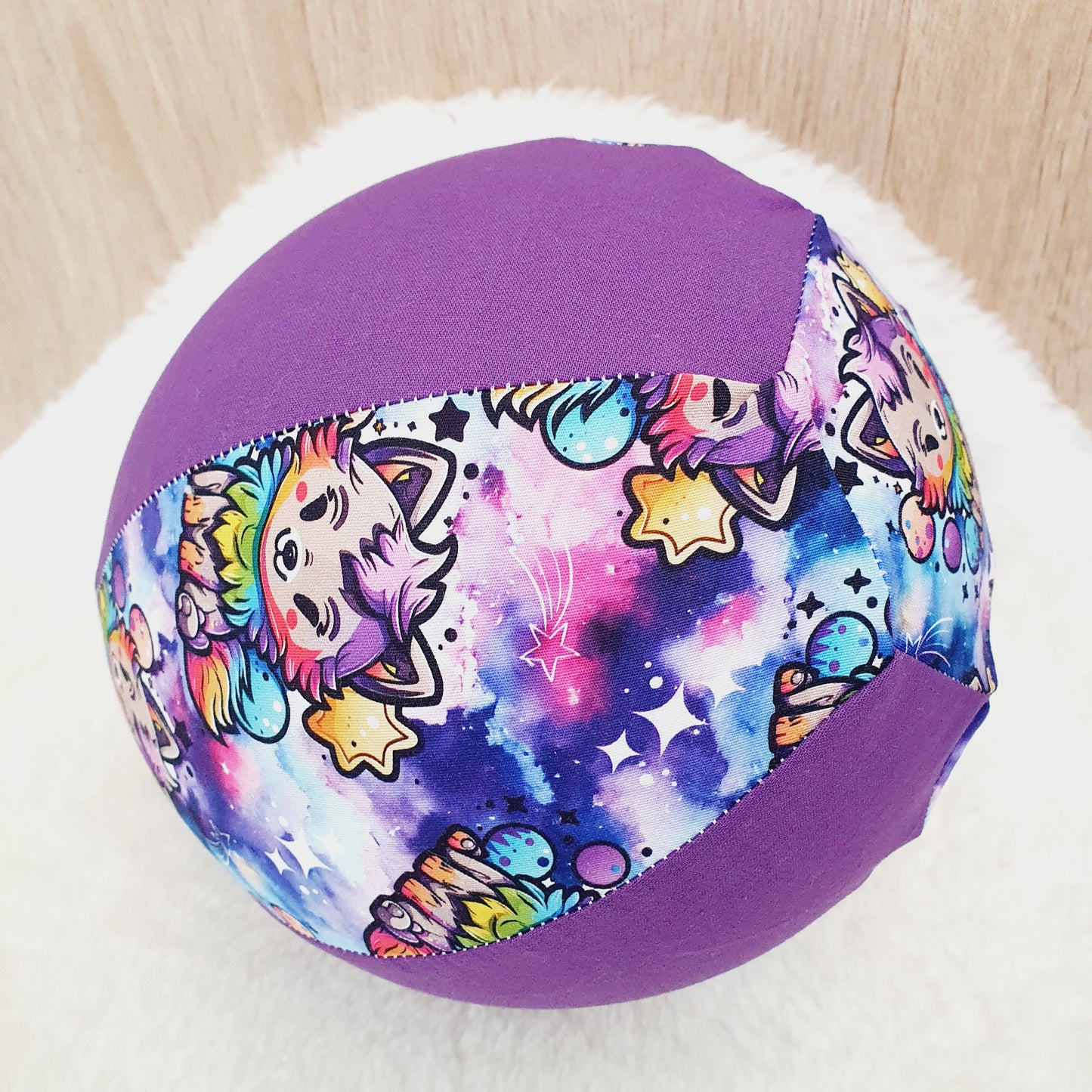 Balloon Ball Cover - Balloon Balls -  Handmade Fabric Balloon Cover - GALAXY FOX