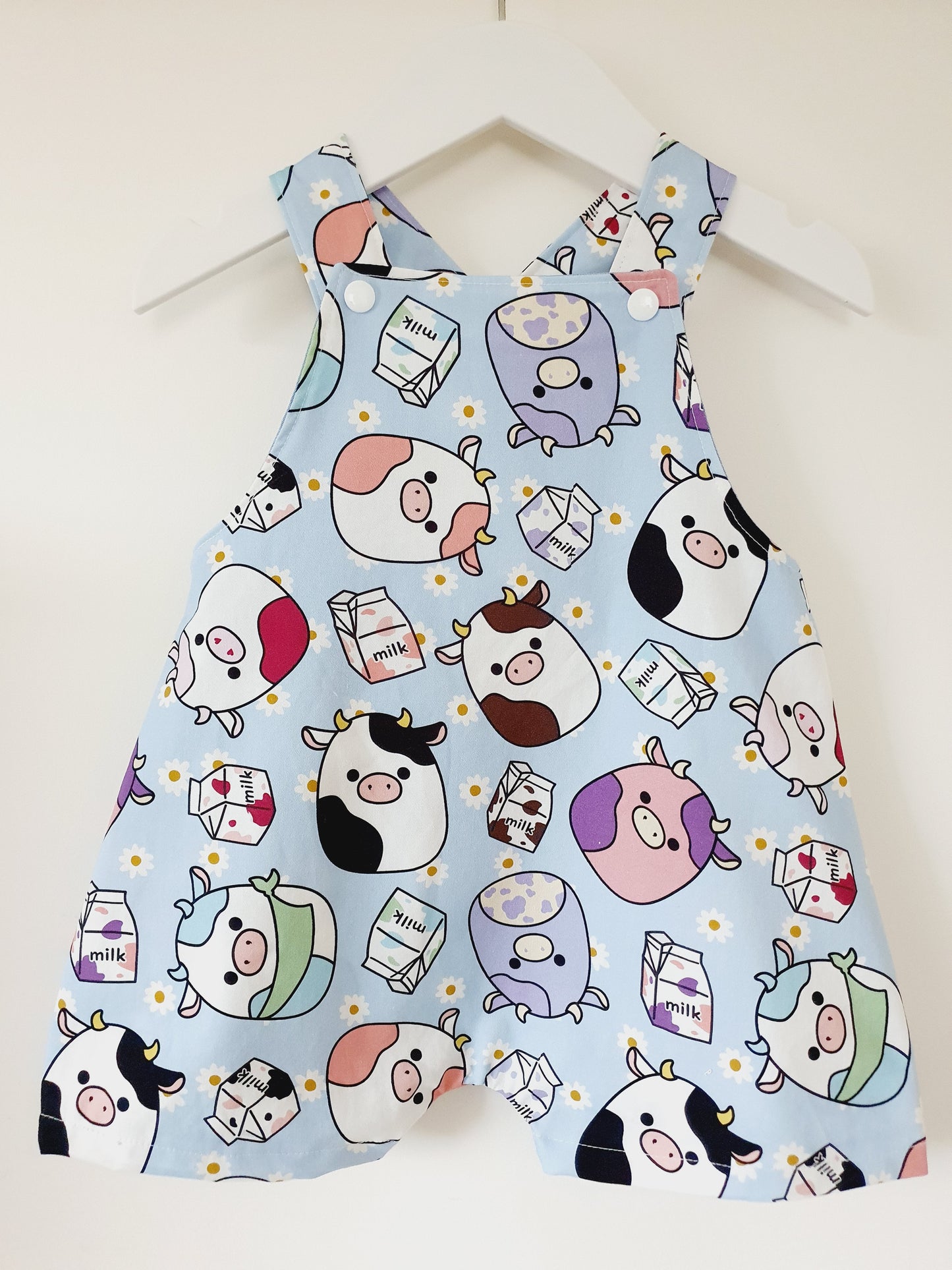 Baby / Toddler Overalls, Short Leg Romper, Size 1
