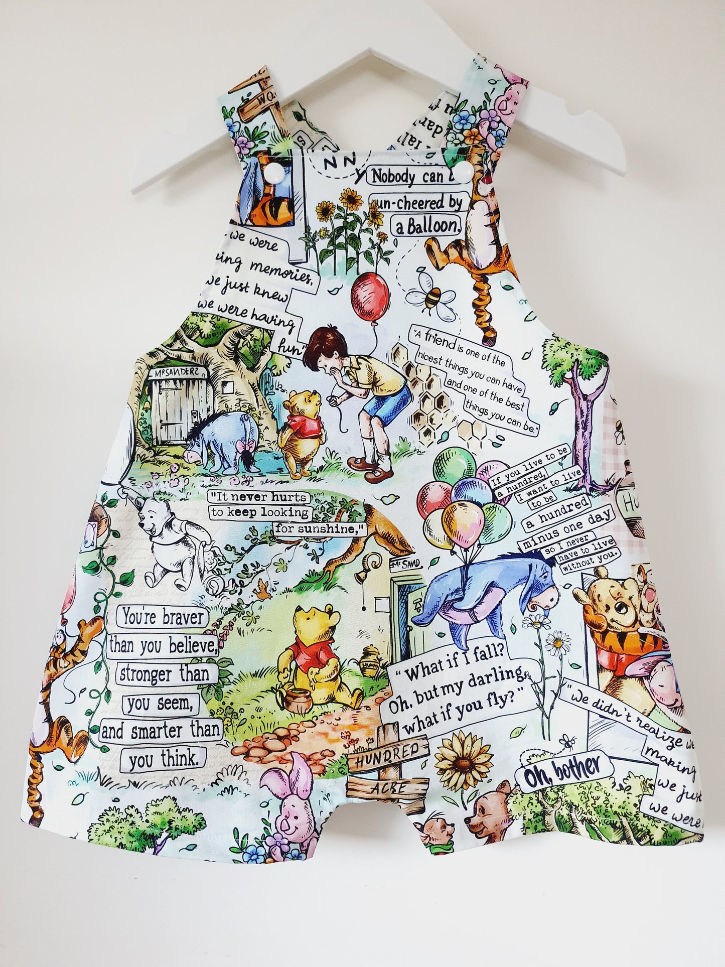 Overalls, Baby / Toddler Overalls, Short Leg Romper, Size 2