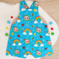 COCOMELON print Overalls, Size 2
