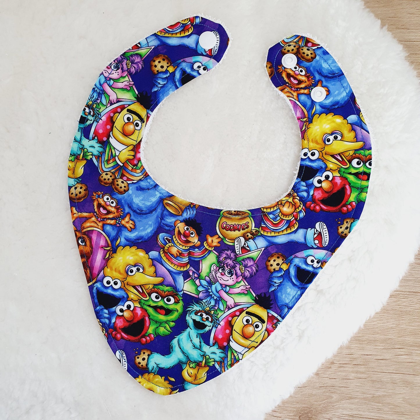 Bandana Dribble Bib, Handmade Baby Bib, Cotton / Bamboo, Ultra Absorbent