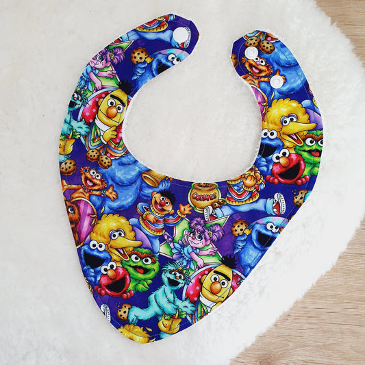 Bandana Dribble Bib, Handmade Baby Bib, Cotton / Bamboo, Ultra Absorbent