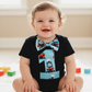 TRAIN Boys 1st Birthday Short Sleeve Bodysuit, Size 1