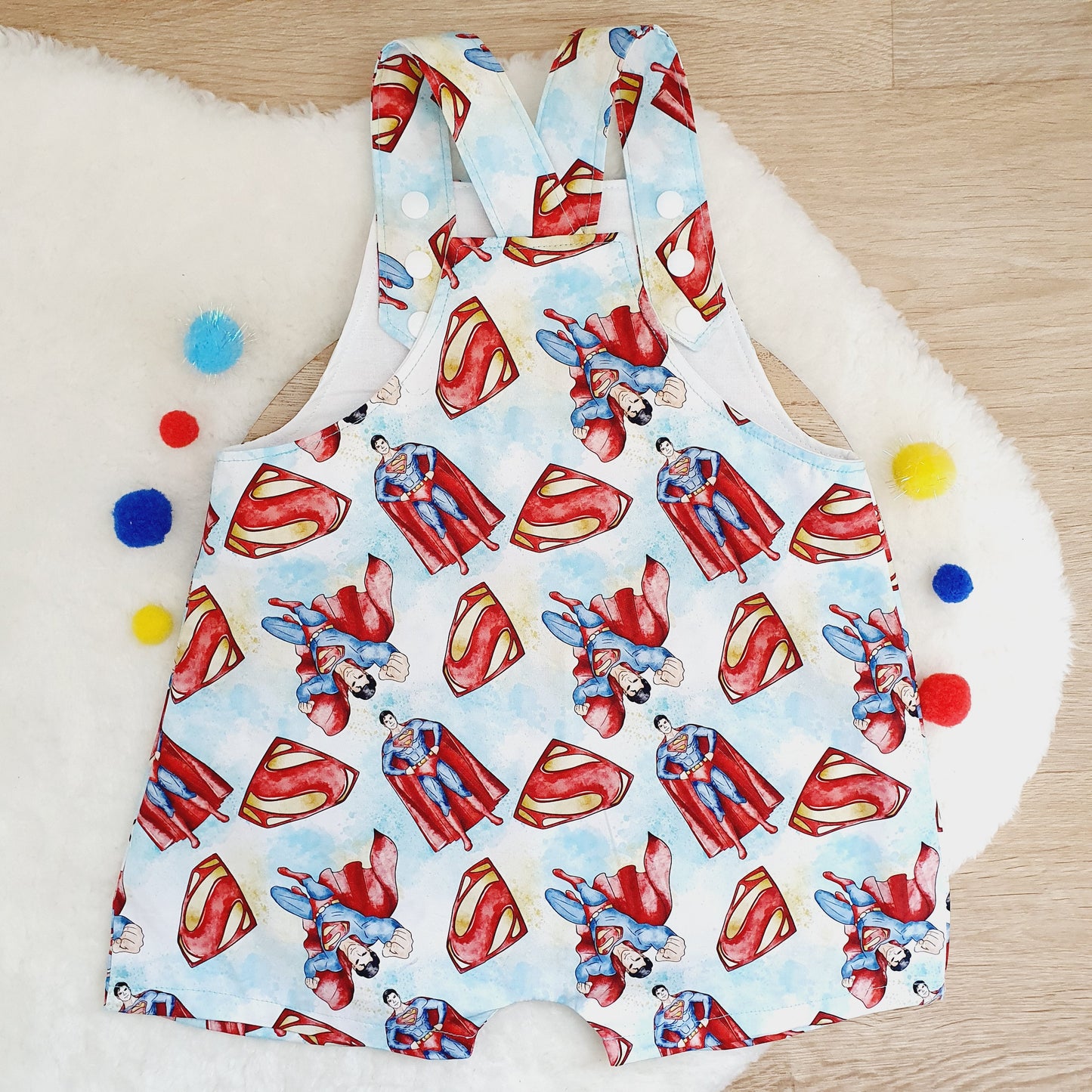 Overalls, Baby / Toddler Overalls, Short Leg Romper, Size 2