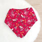 BUSH FLORAL Bandana Dribble Bib - Bamboo Backed Ultra Absorbent Bib