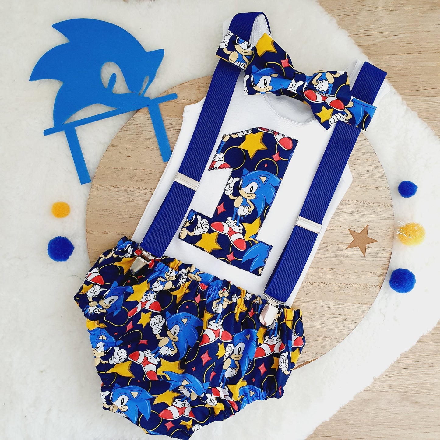 HEDGEHOG Boys 1st Birthday Outfit, Size 0