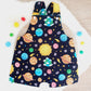 SPACE print Overalls, Baby Overalls, Short Leg Romper, Size 1