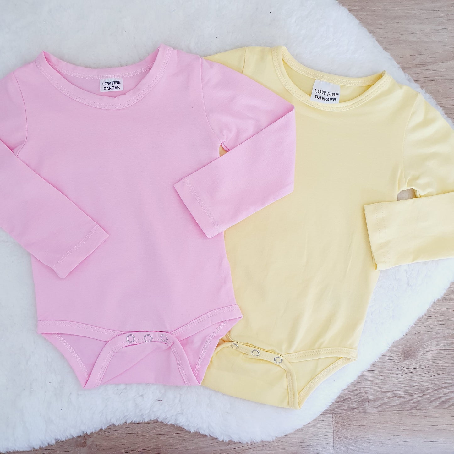 *SALE* 2 X Long Sleeve Basic Bodysuit, Size 0