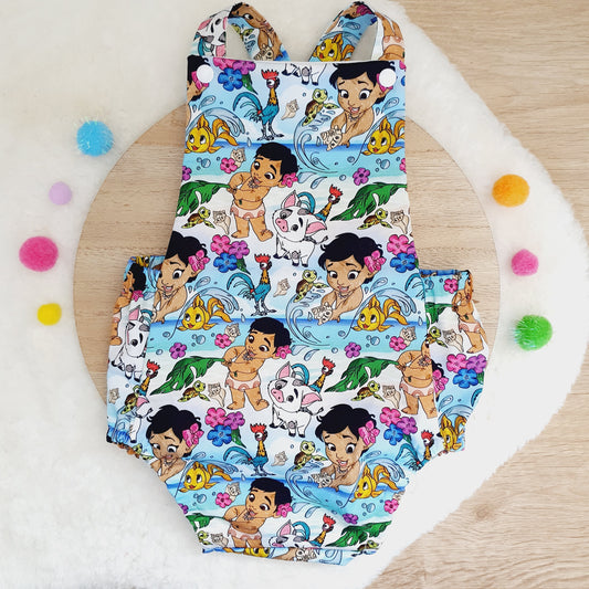 BABY MOANA print Baby Romper, Size 1