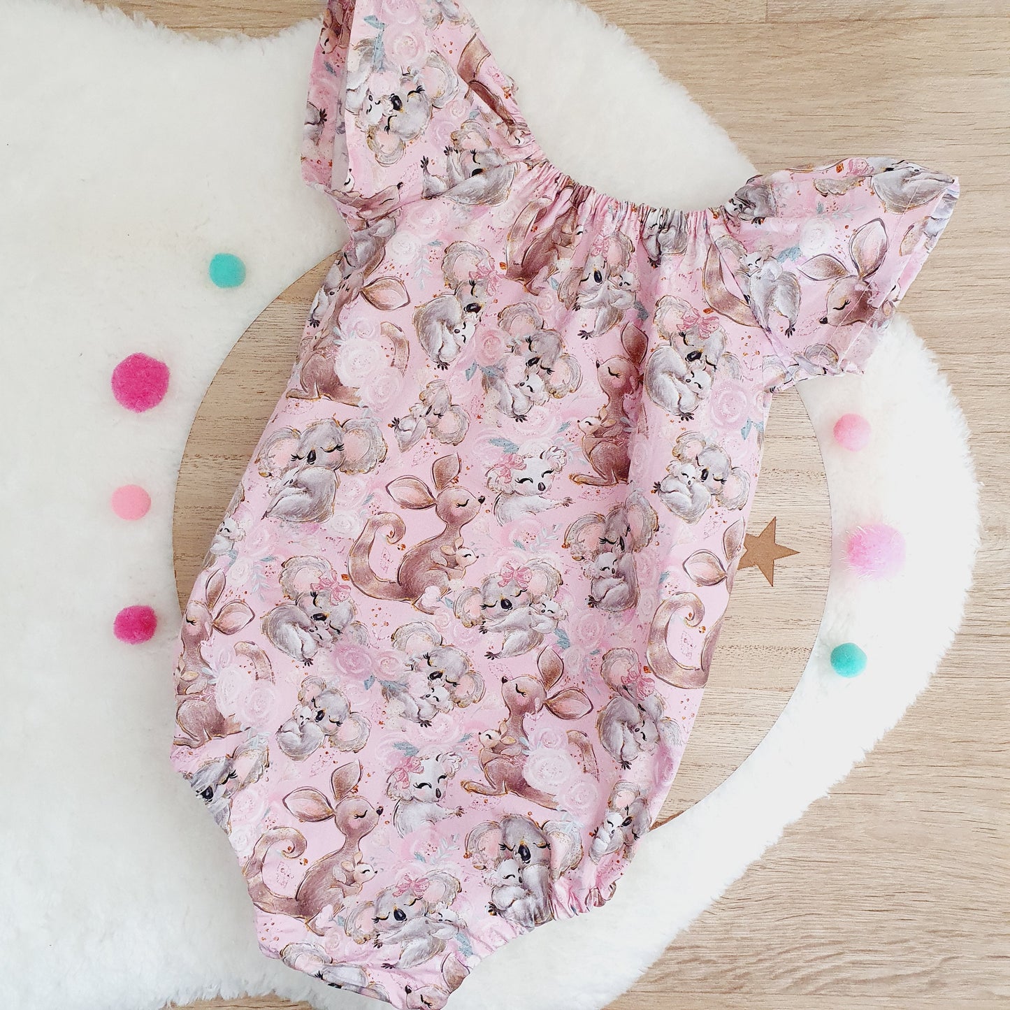 JOEYS Baby Girl Playsuit, Size 1, 1st Birthday / Cake Smash Outfit