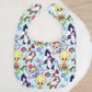 LOONEY TUNES print Bib, Handmade Baby Bib, Feeding Bib