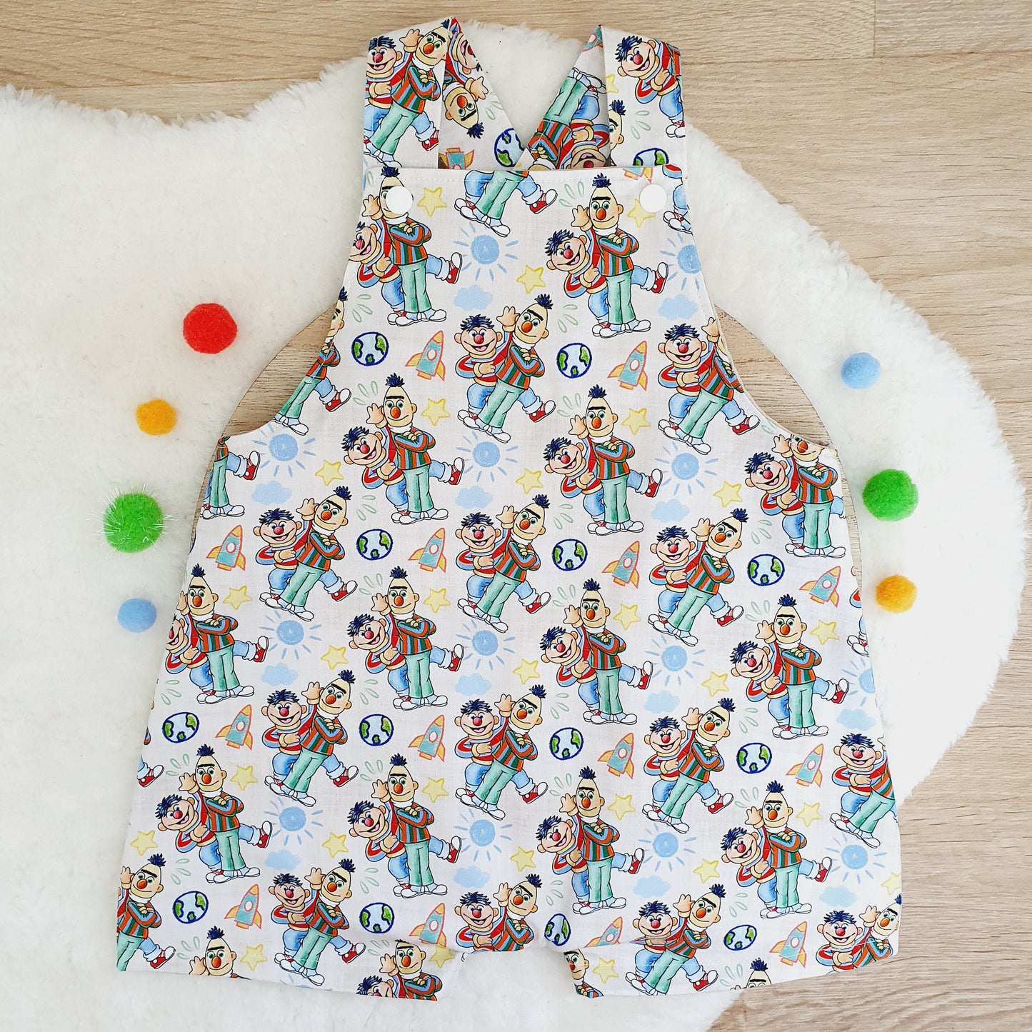 Overalls, Baby / Toddler Overalls, Short Leg Romper, Size 2