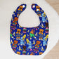 BANANAS print Bib, Handmade Baby Bib, Feeding Bib