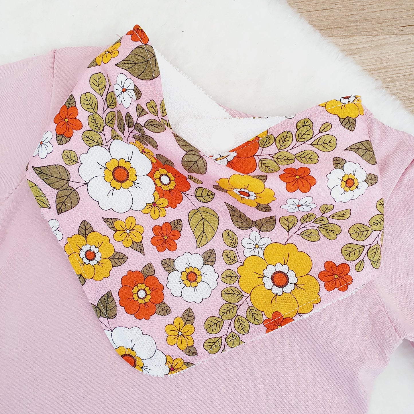 Groovy Bandana Dribble Bib - Bamboo Backed Ultra Absorbent Bib