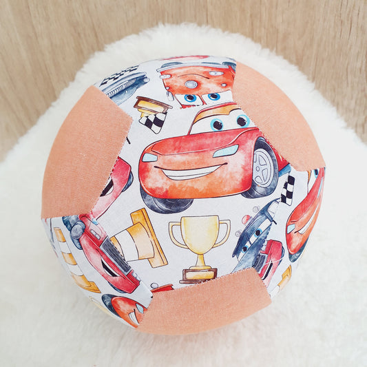 Balloon Ball Cover - Balloon Balls -  Handmade Fabric Balloon Cover - Cars print